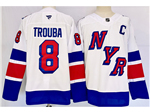 New York Rangers #8 Jacob Trouba 2024 Stadium Series White Jersey