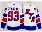 New York Rangers #93 Mika Zibanejad 2024 Stadium Series White Jersey