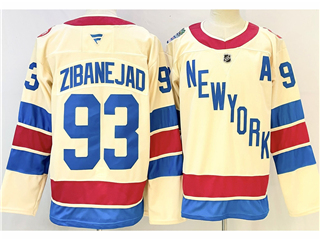 New York Rangers #93 Mika Zibanejad 2025-26 Winter Classic Cream Jersey