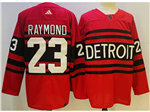 Detroit Red Wings #23 Lucas Raymond Red Reverse Retro 2.0 Jersey