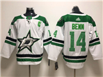 Dallas Stars #14 Jamie Benn White Jersey