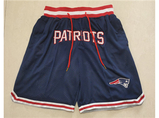 New England Patriots Just Don "Patriots" Navy Football Shorts