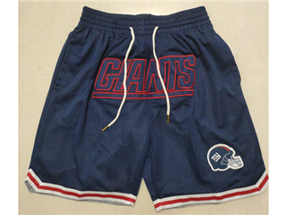 New York Giants Just Don "Giants" Navy Football Shorts