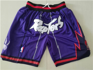 Toronto Raptors Just Don Purple Basketball Shorts
