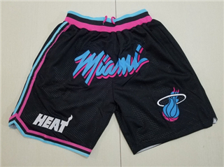 Miami Heat Just Don "Miami" Black City Edition Basketball Shorts