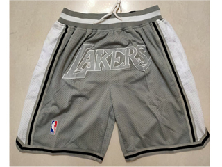 Los Angeles Lakers Just Don "Lakers" Gray Basketball Shorts