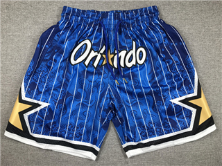 Orlando Magic Year Of the Tiger "Orlando" Blue Basketball Shorts