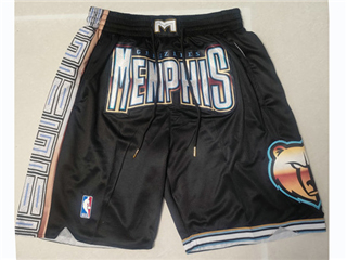 Memphis Grizzlies "Memphis" Black City Edition Basketball Shorts