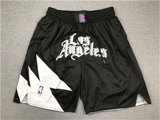 Los Angeles Clippers "Los Angeles" Black Statement Edition Basketball Shorts