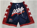 1996 Olympic Team USA "USA" Navy Basketball Shorts