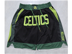 Boston Celtics "Celtics" Black City Edition Basketball Shorts