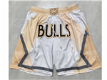 Chicago Bulls "Bulls" White City Edition Basketball Shorts
