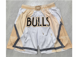 Chicago Bulls "Bulls" White City Edition Basketball Shorts