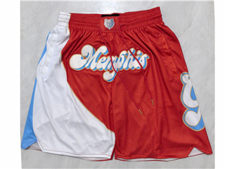Memphis Grizzlies "Memphis" Red City Edition Basketball Shorts
