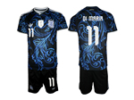 Argentina 2026 Away Navy Soccer Jersey with #11 di Maria Printing