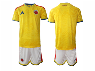 Colombia 2026 Home Gold Soccer Team Jersey
