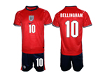 England 2026 Away Red Soccer Jersey with #10 Bellingham Printing