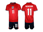 England 2026 Away Red Soccer Jersey with #11 Rashford Printing