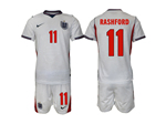 England 2026 Home White Soccer Jersey with #11 Rashford Printing