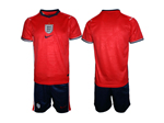 England 2026 Away Red Soccer Jersey