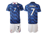 France 2026 Home Blue Soccer Jersey with #7 Dembele Printing