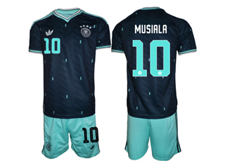Germany 2026 Away Navy Soccer Jersey with #10 Musiala Printing