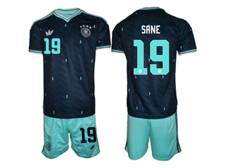 Germany 2026 Away Navy Soccer Jersey with #19 Sane Printing