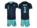 Germany 2026 Away Navy Soccer Jersey with #1 Neuer Printing