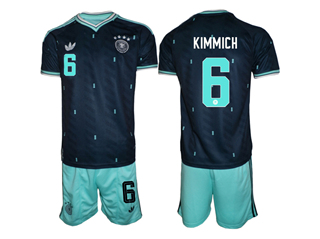 Germany 2026 Away Navy Soccer Jersey with #6 Kimmich Printing