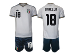 Italy 2026 Away White Soccer Jersey with #18 Barella Printing