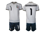 Italy 2026 Away White Soccer Jersey with #1 Donnarumma Printing