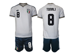 Italy 2026 Away White Soccer Jersey with #8 Tonali Printing