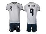 Italy 2026 Away White Soccer Jersey with #9 Retegui Printing