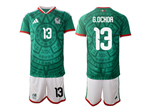Mexico 2026 Home Green Soccer Jersey with #13 G.Ochoa Printing