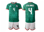 Mexico 2026 Home Green Soccer Jersey with #4 E.ALVAREZ Printing